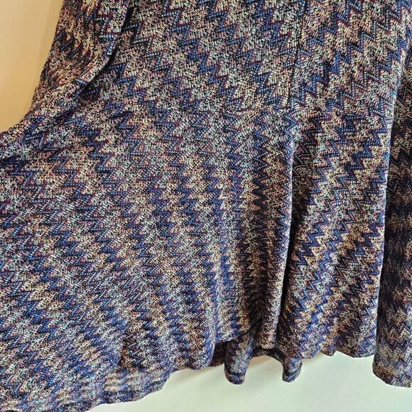 Anthropologie Maeve Swingy Drop Waist Chevron Westwater Knit Dress - Picture 6 of 10